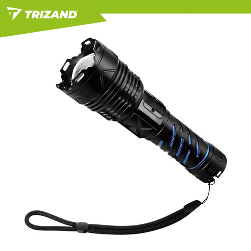 Tactical LED Flashlight 1500lm, Rechargeable, Waterproof