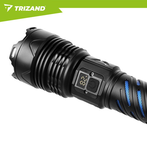 Tactical LED Flashlight 1500lm, Rechargeable, Waterproof