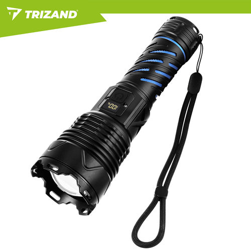 Tactical LED Flashlight 1500lm, Rechargeable, Waterproof