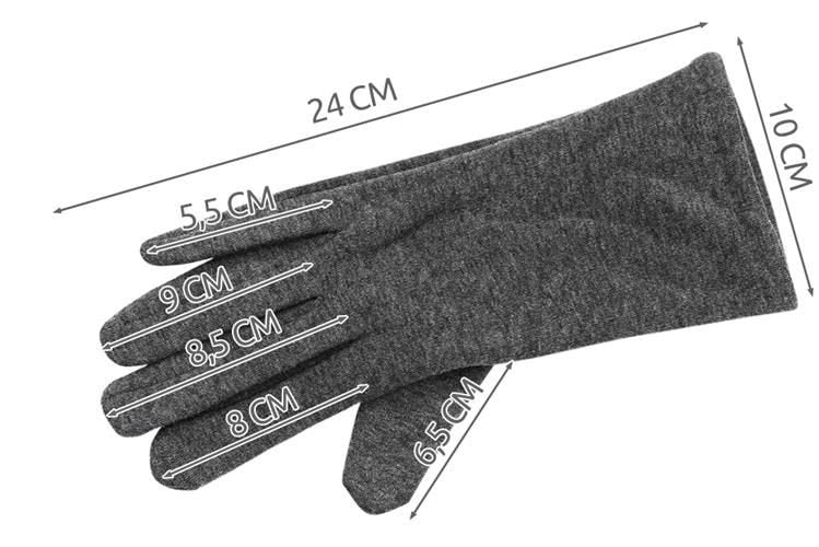 Tactile gloves R6412 - gray