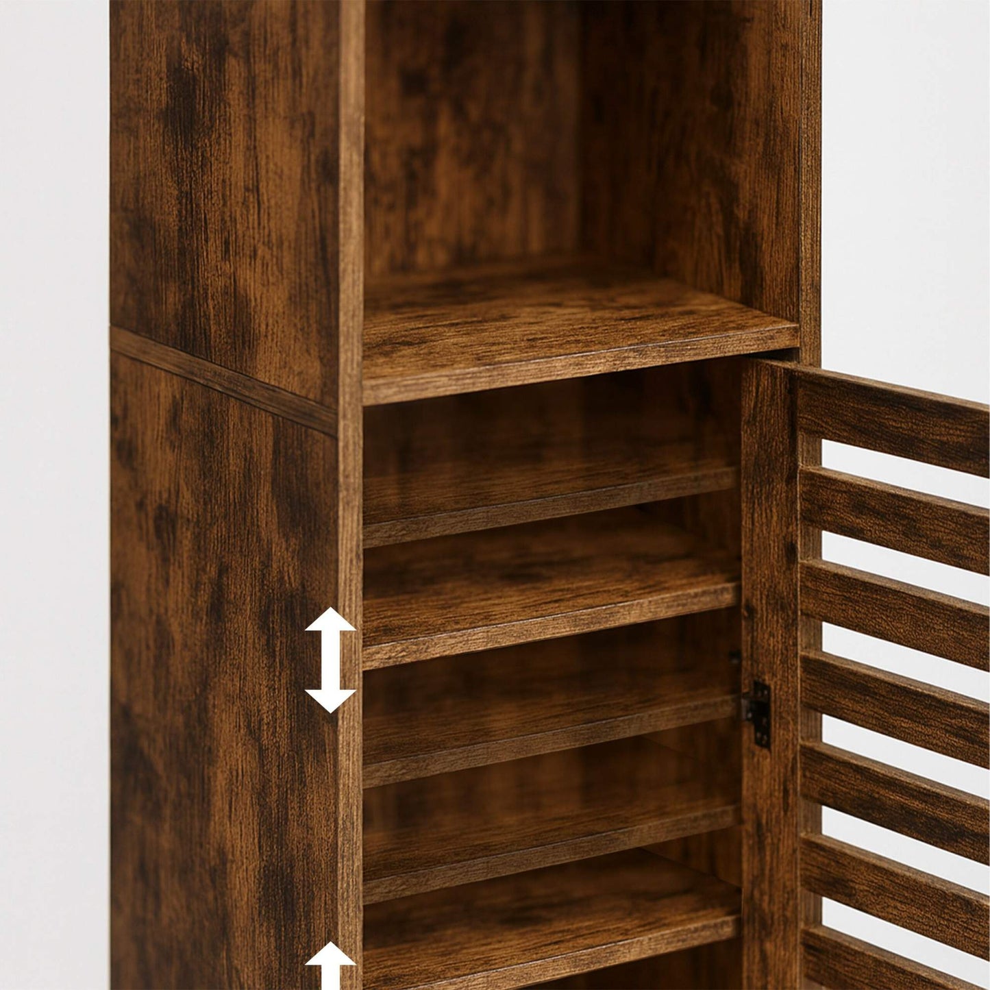 Tall Bathroom Cabinet with Adjustable Shelves
