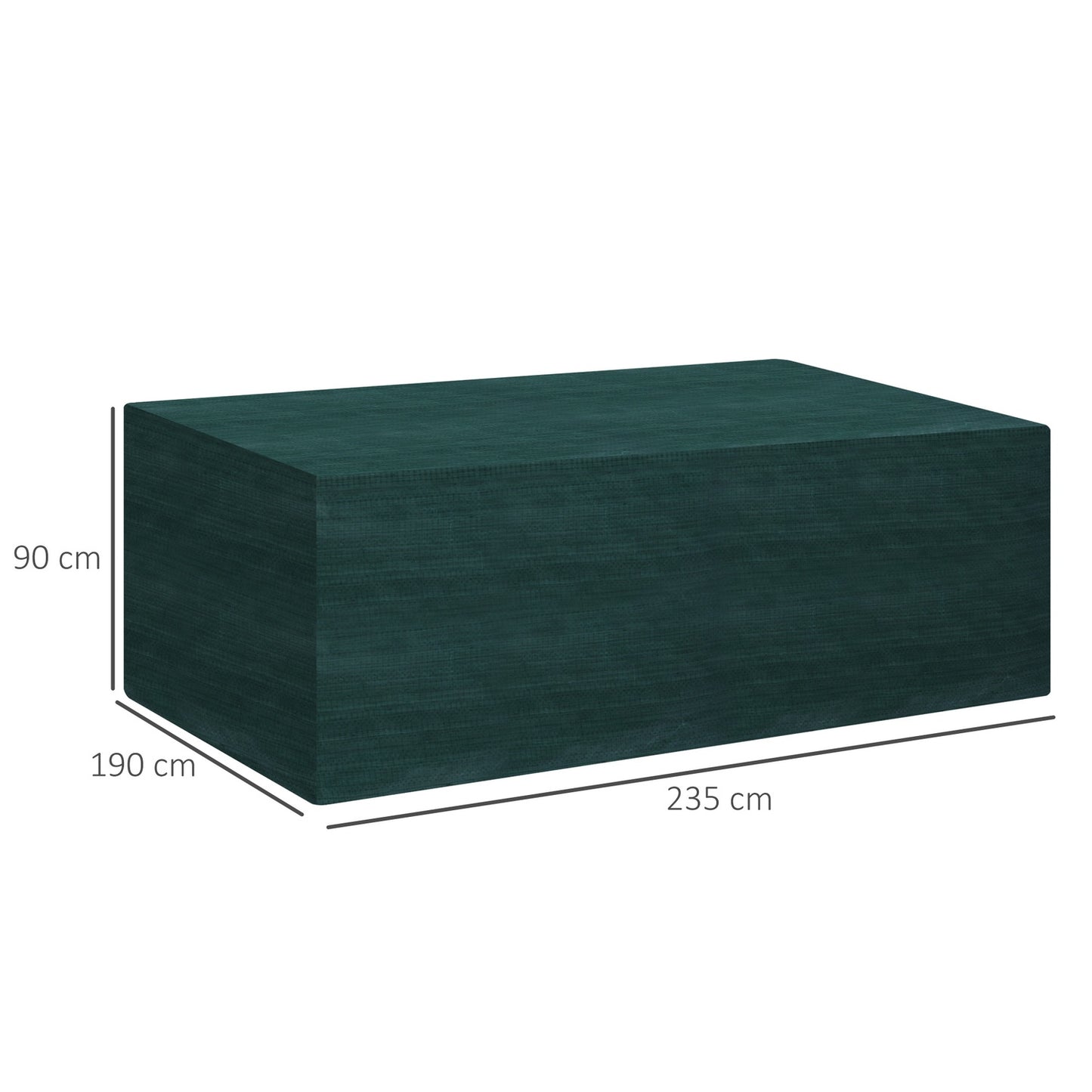 Waterproof UV-resistant Garden furniture cover, 235x190x90cm