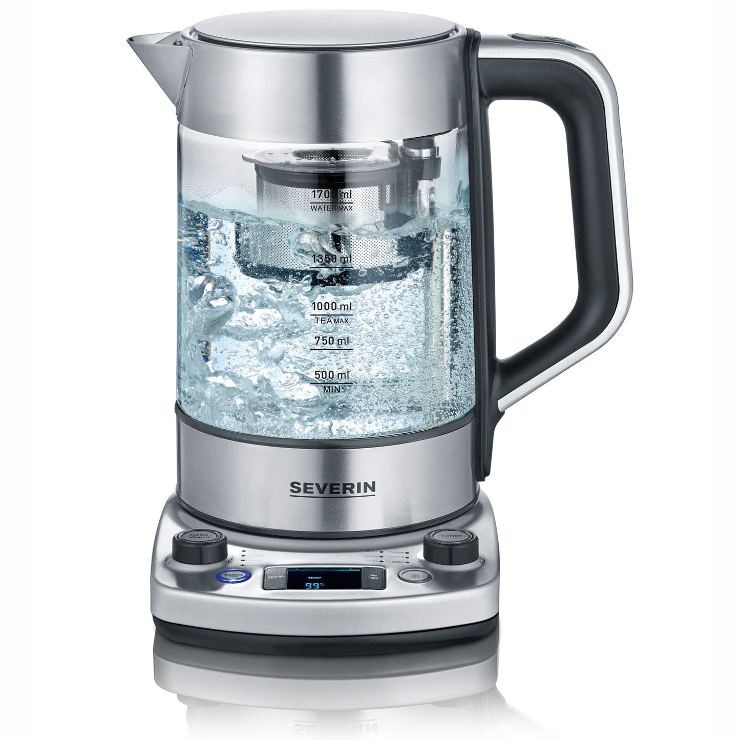 Tea / Kettle with Lift, Glass WK3422