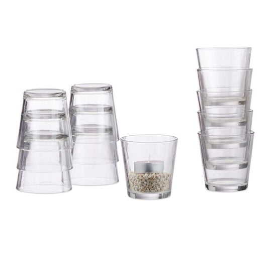 Tea Light Glasses Set of 2