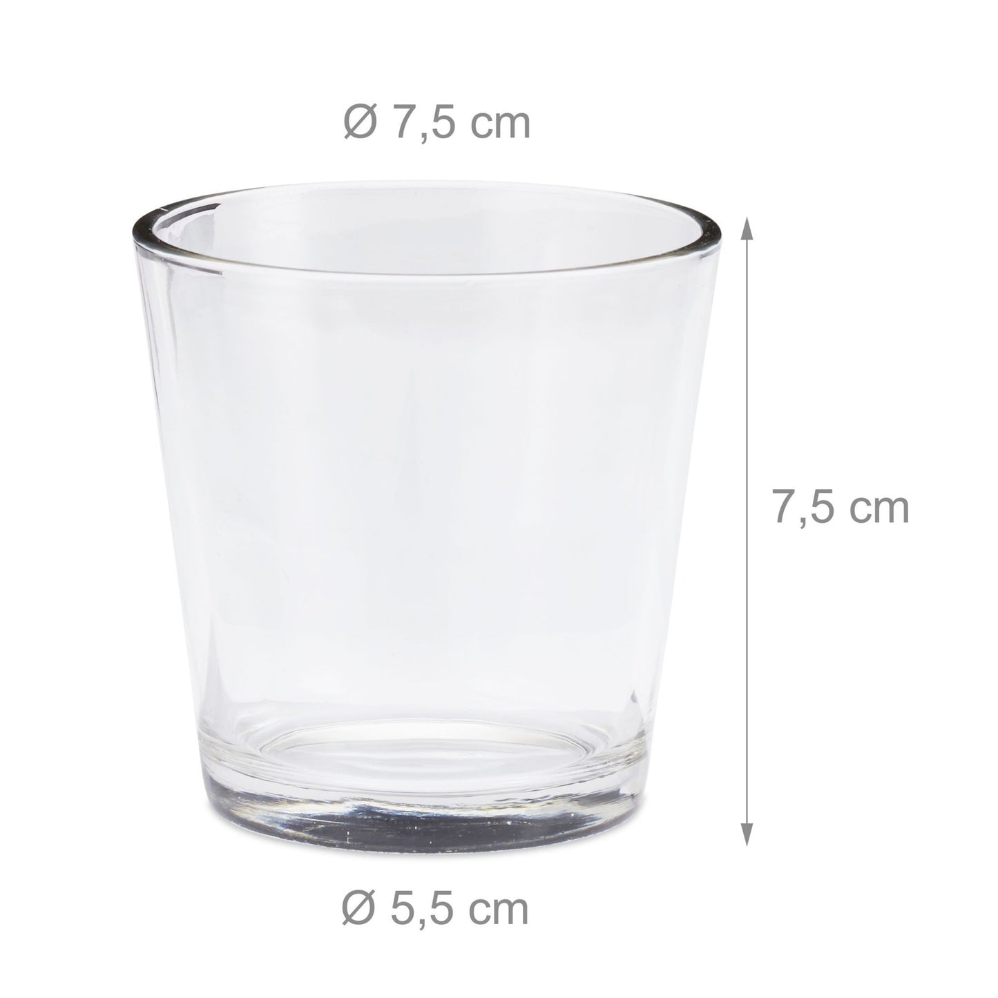Tea Light Glasses Set of 2