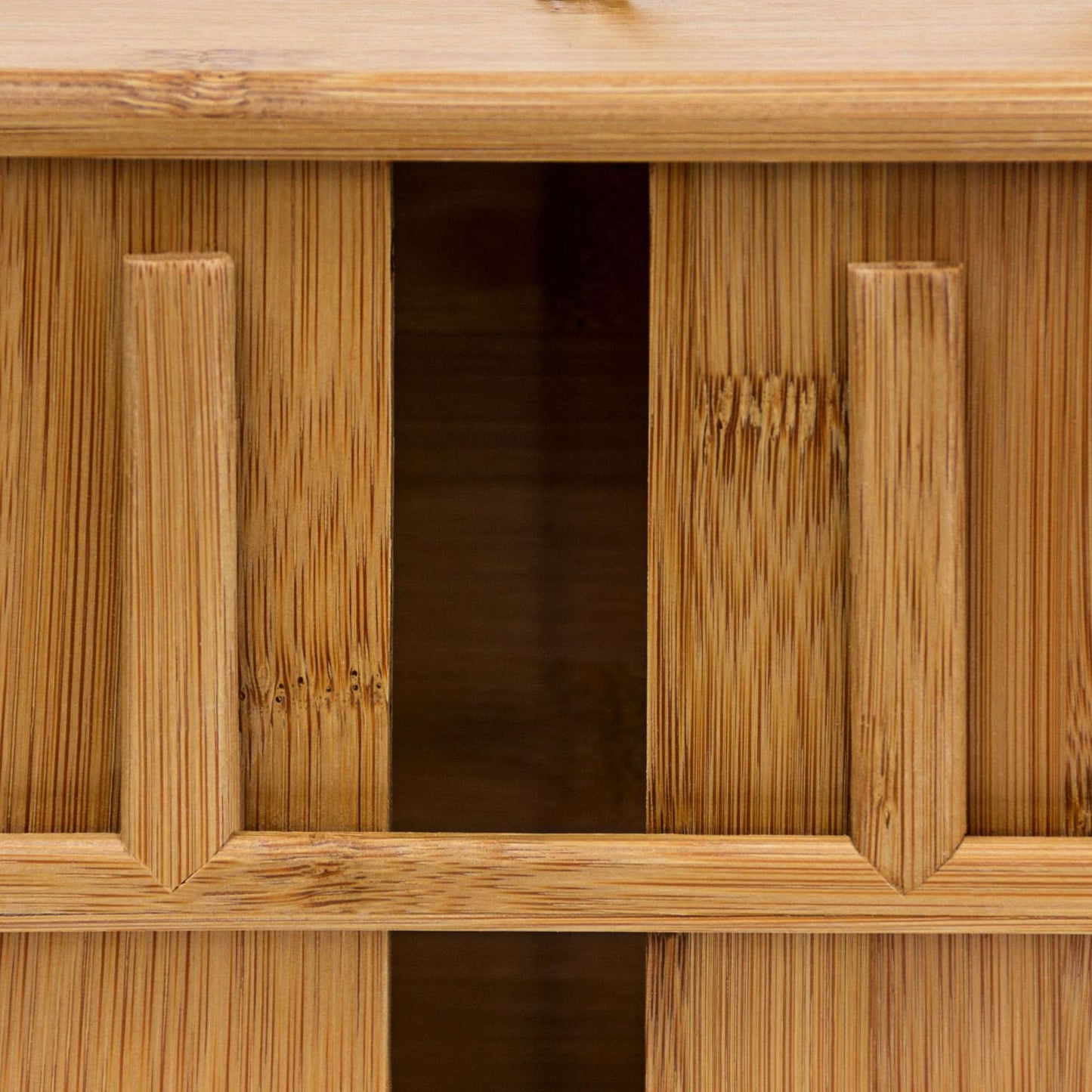 Tea box in bamboo with 4 compartments