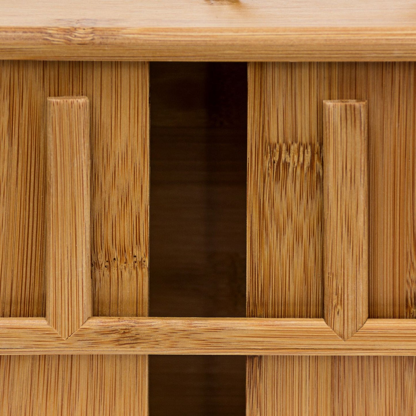 Tea box in bamboo with 4 compartments