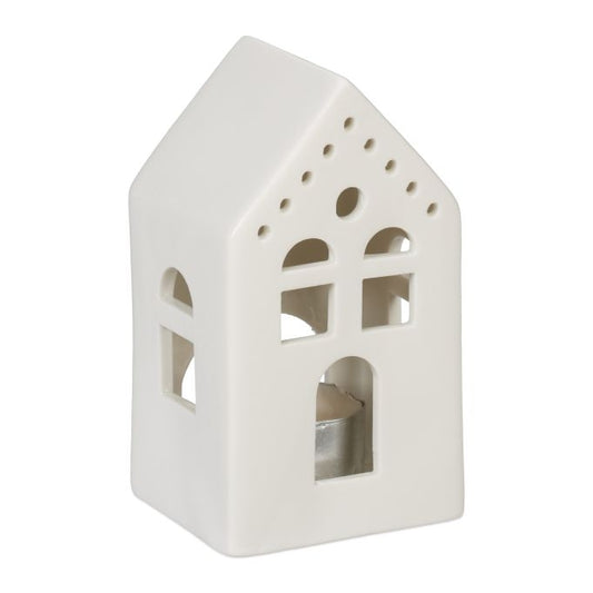 Tea house in white ceramic