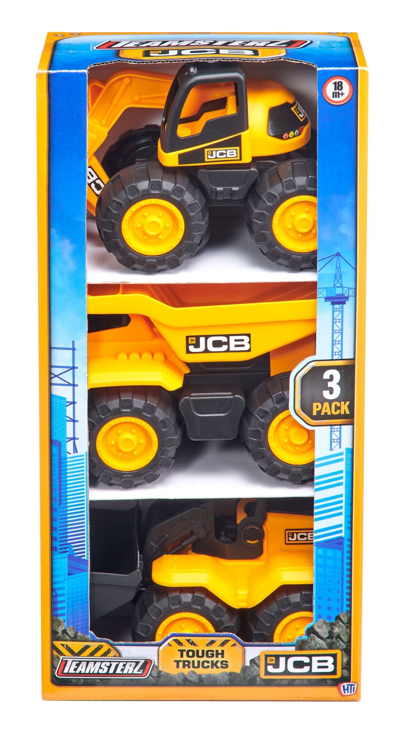 Teamsterz Jcb Trucks Set, 3Pcs, 18Cm