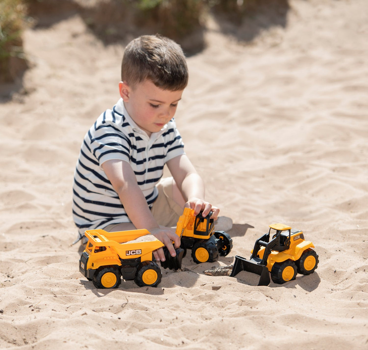 Teamsterz Jcb Trucks Set, 3Pcs, 18Cm