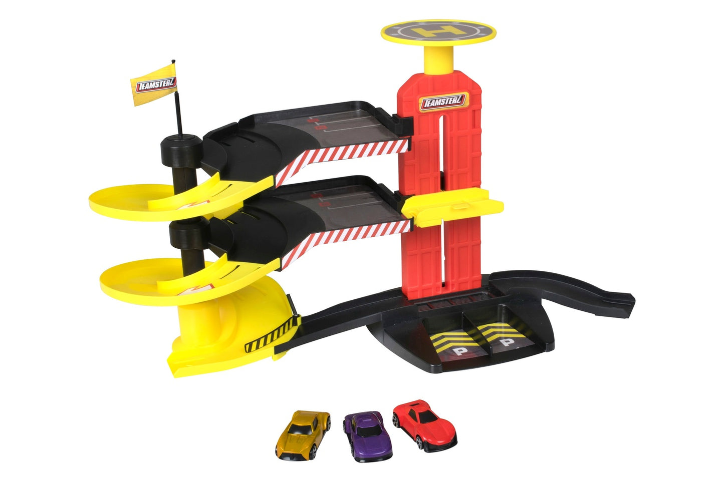 Teamsterz Playset Park And Drive + 3 Cars