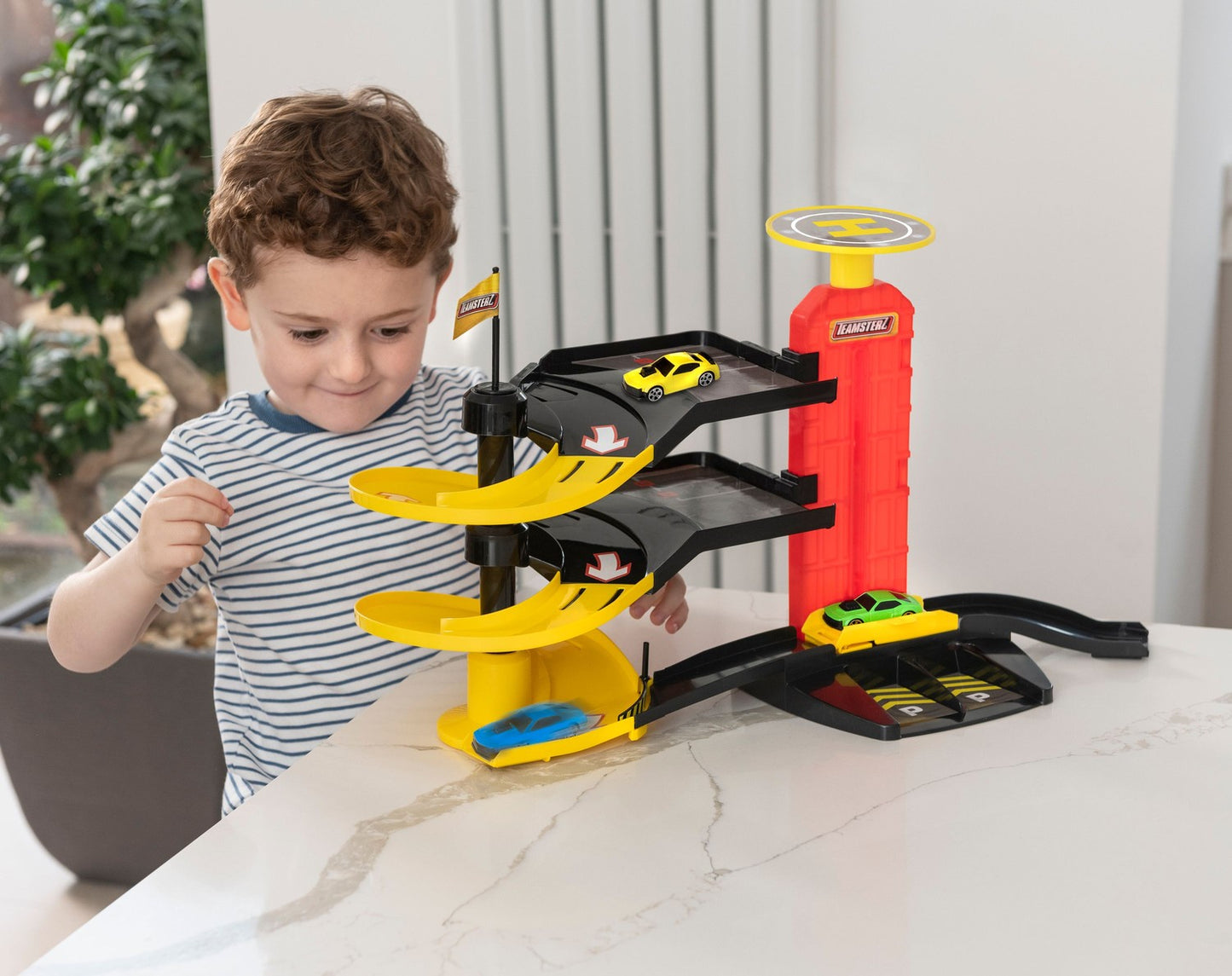 Teamsterz Playset Park And Drive + 3 Cars