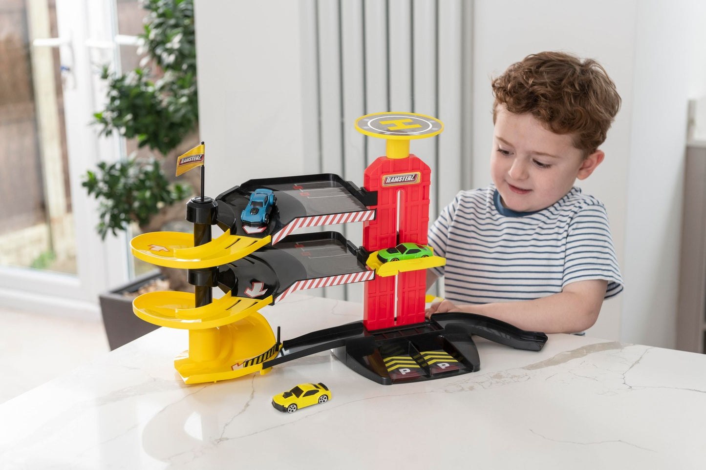 Teamsterz Playset Park And Drive + 3 Cars