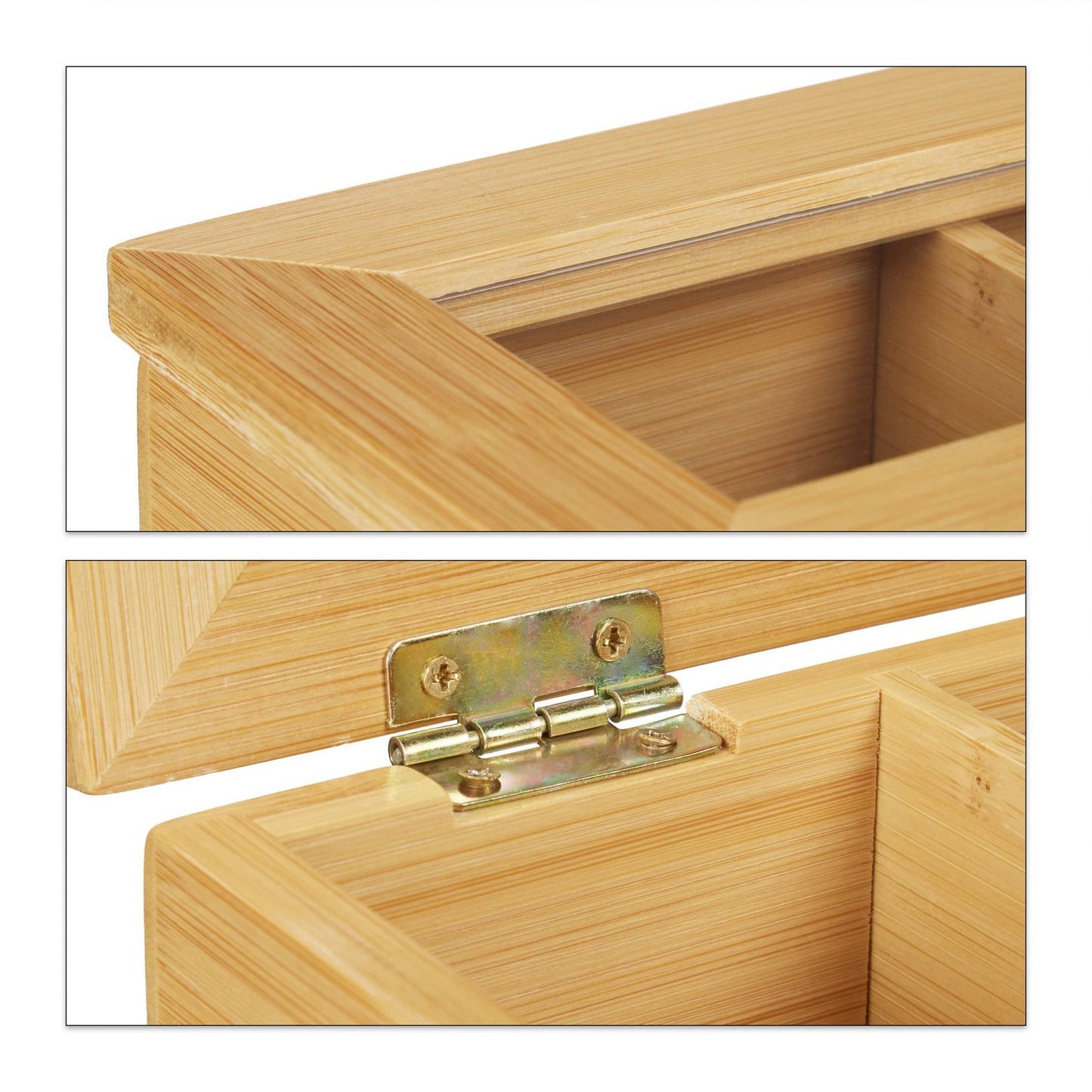 Teask in bamboo 5 compartments
