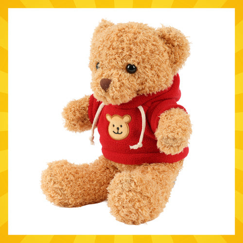 Teddy Bear 30cm, Soft Plush Toy for Kids, Light Brown