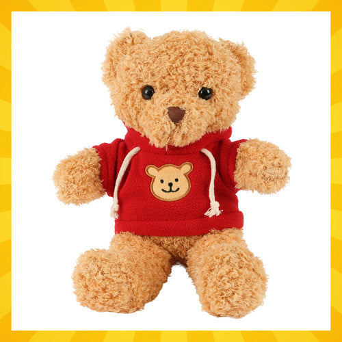 Teddy Bear 30cm, Soft Plush Toy for Kids, Light Brown