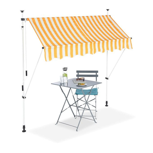 Telescopic roof Yellow/White