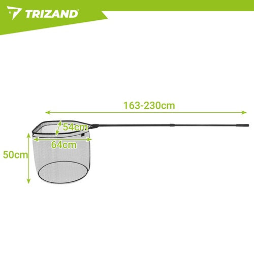Telescopic Fishing Landing Net, 230cm, Lightweight, Foldable