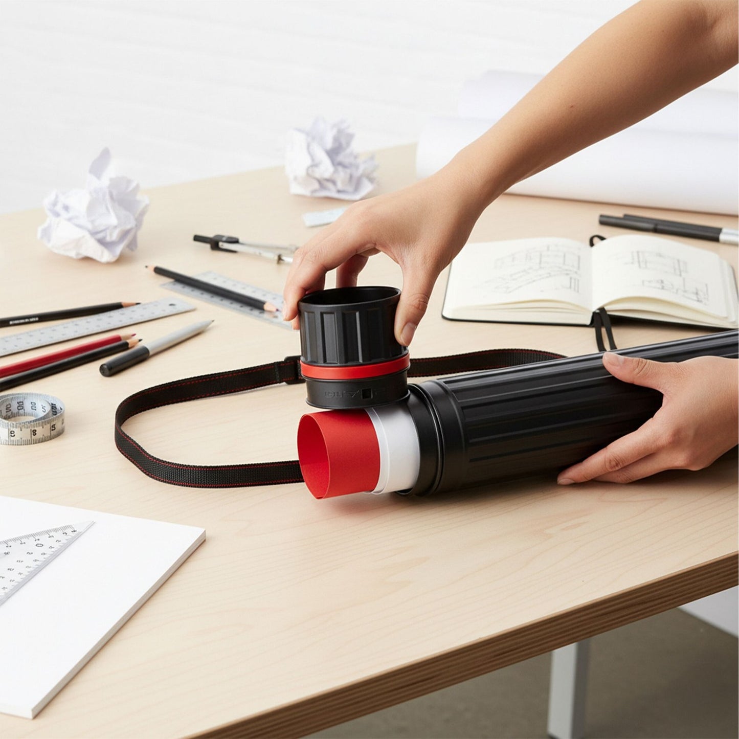 Telescopic Poster Tube – Adjustable, Portable, Secure