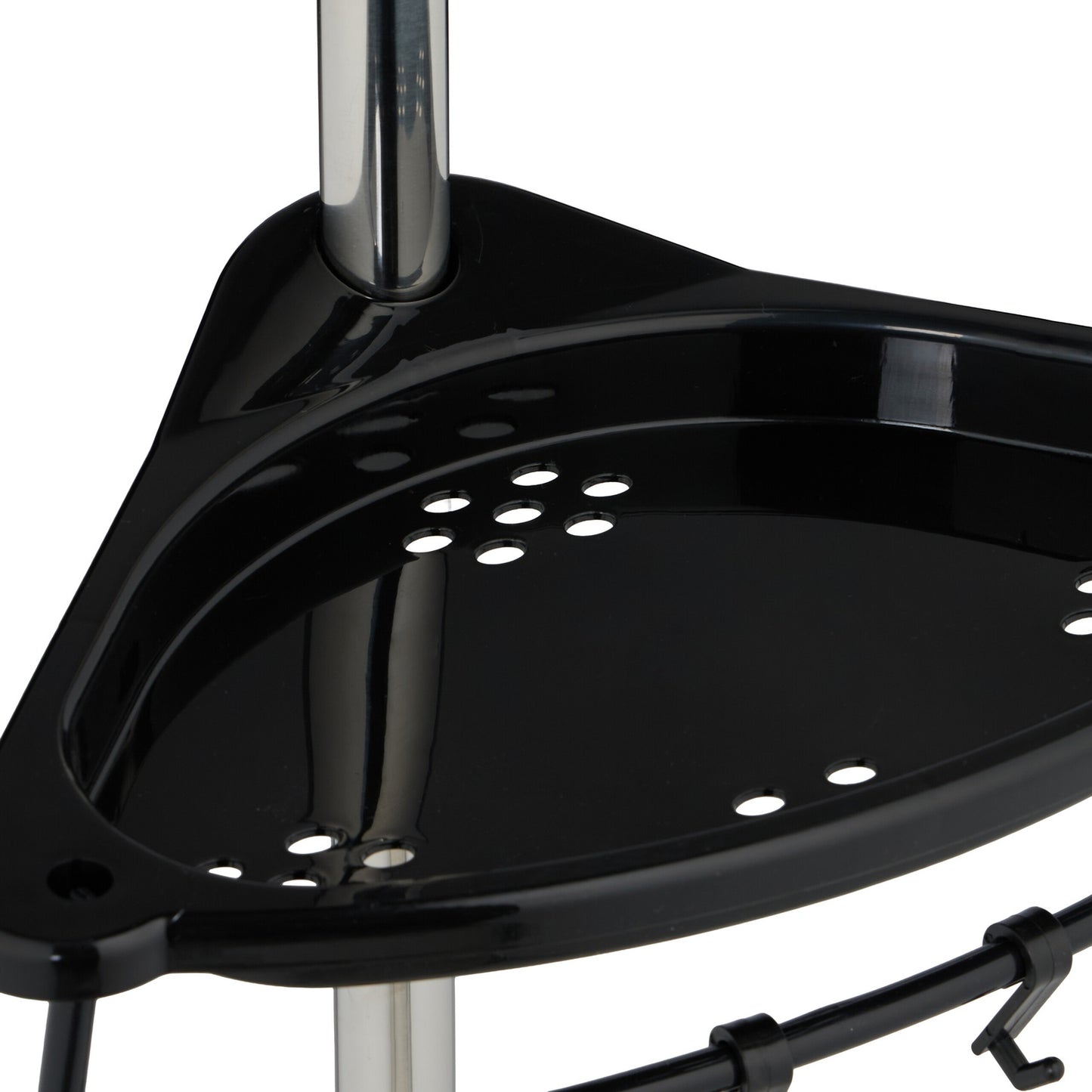 Telescopic Shower Caddy, Height-Adjustable with 4 Baskets