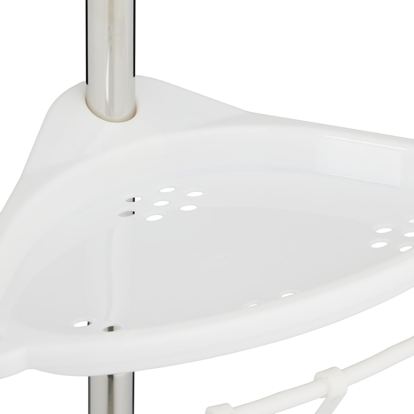 Telescopic Shower Caddy, Height-Adjustable with 4 Baskets