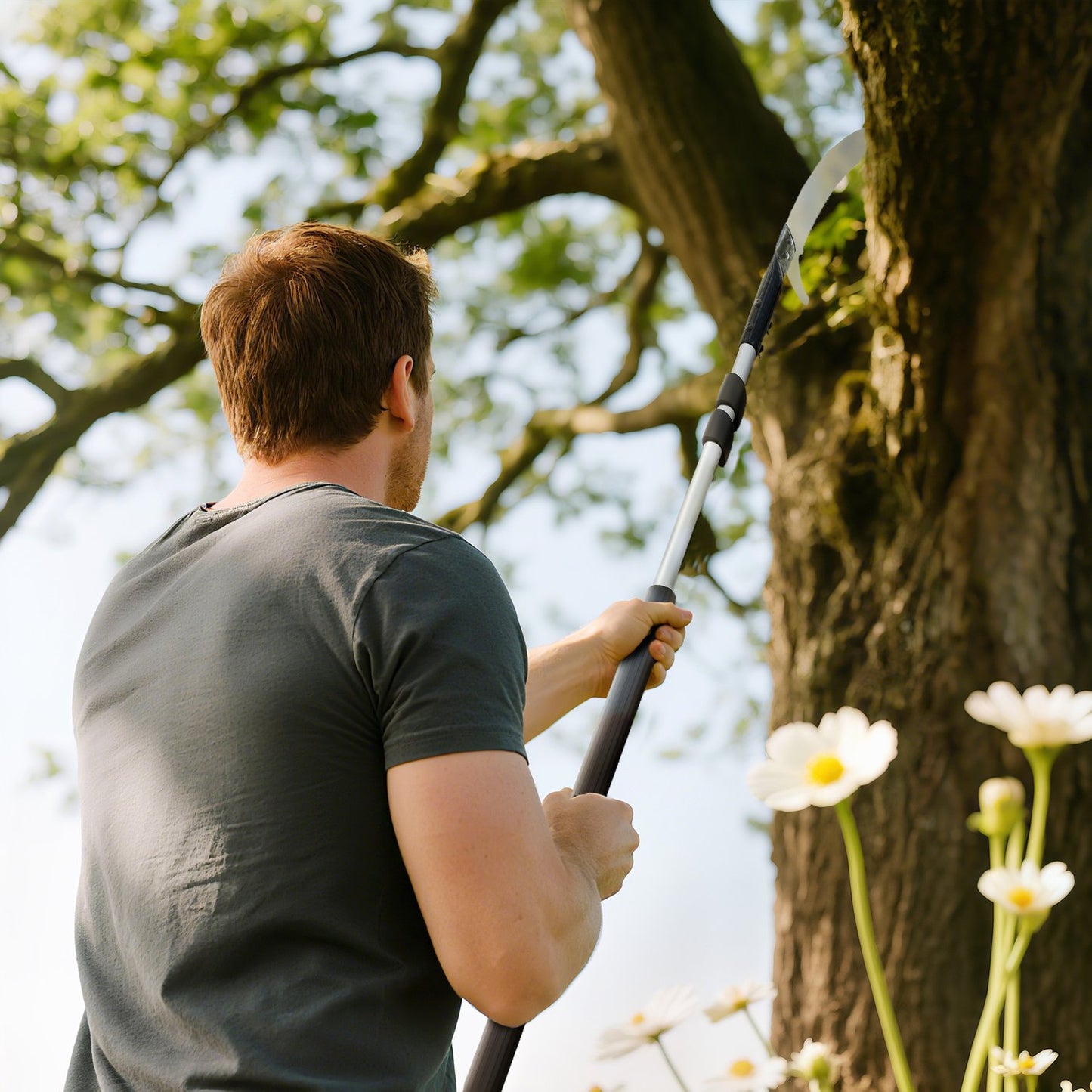 Telescopic Tree Pruner, 1.5–2.6 m, Rust-Resistant Blade