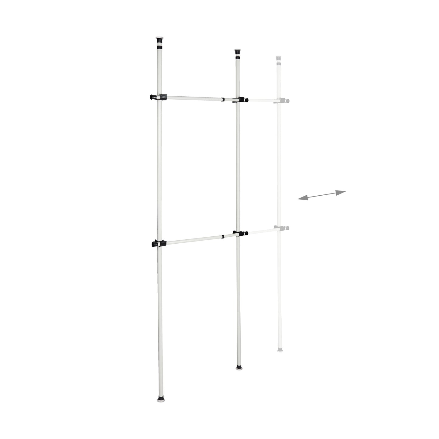 Telescopic open closet