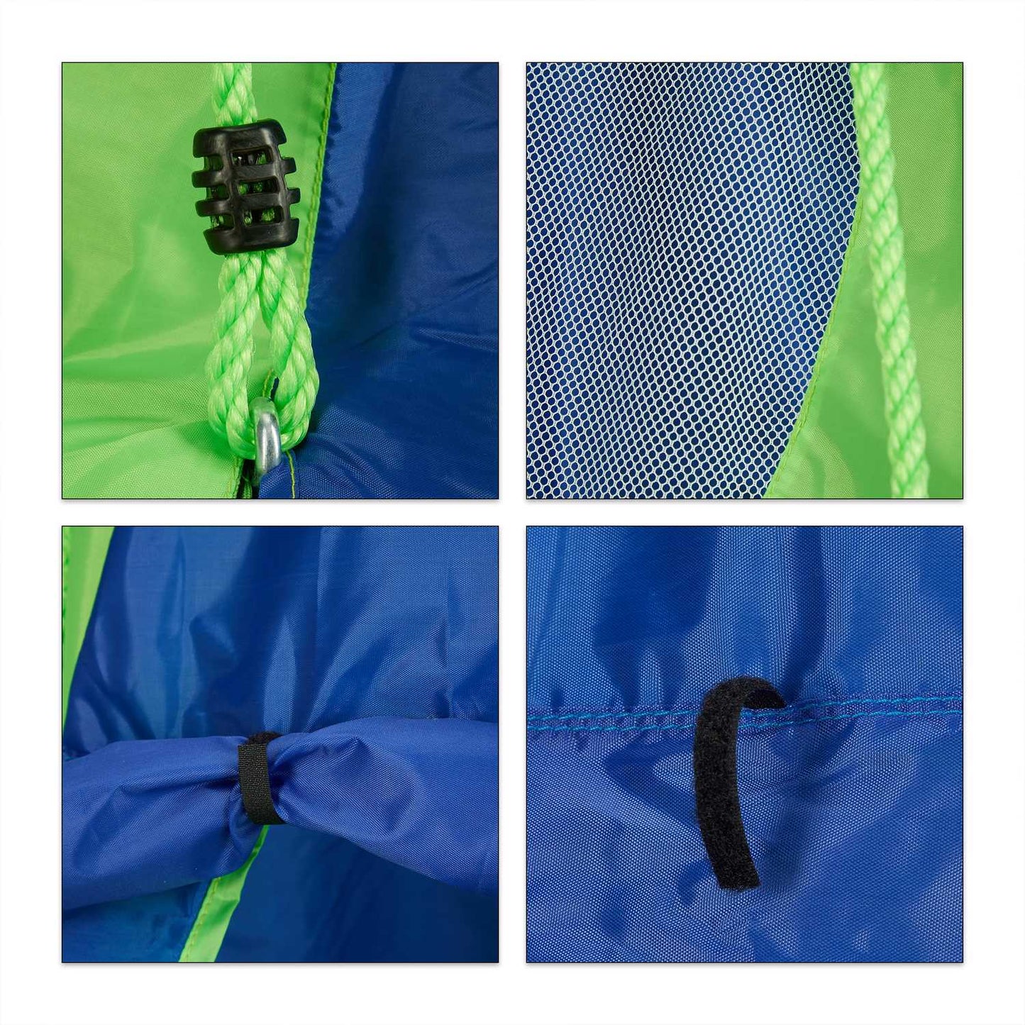 Tent for Nest swing blue green