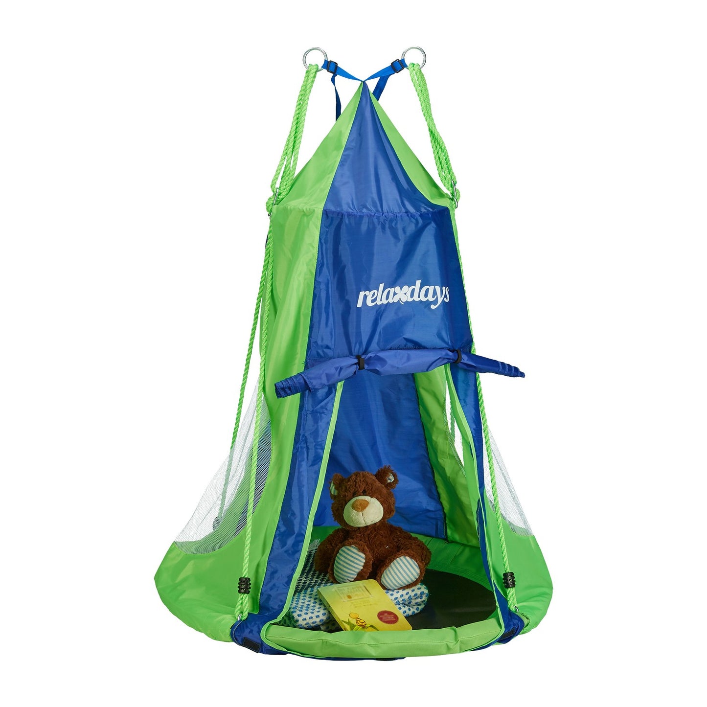 Tent for Nest swing blue green