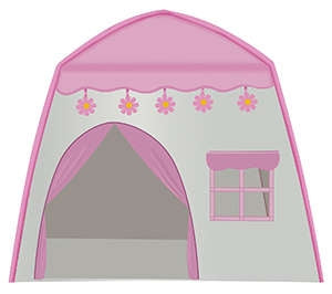 Tent for children HOUSE + lamps