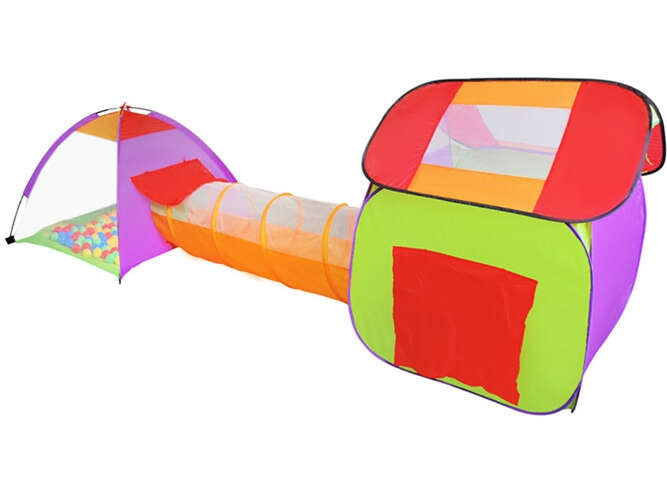 Tent for children HOUSE + tunnel + 200 balls
