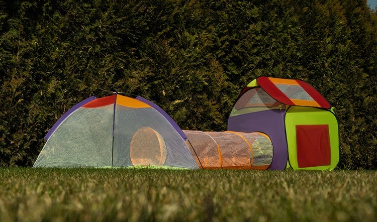 Tent for children HOUSE + tunnel + 200 balls