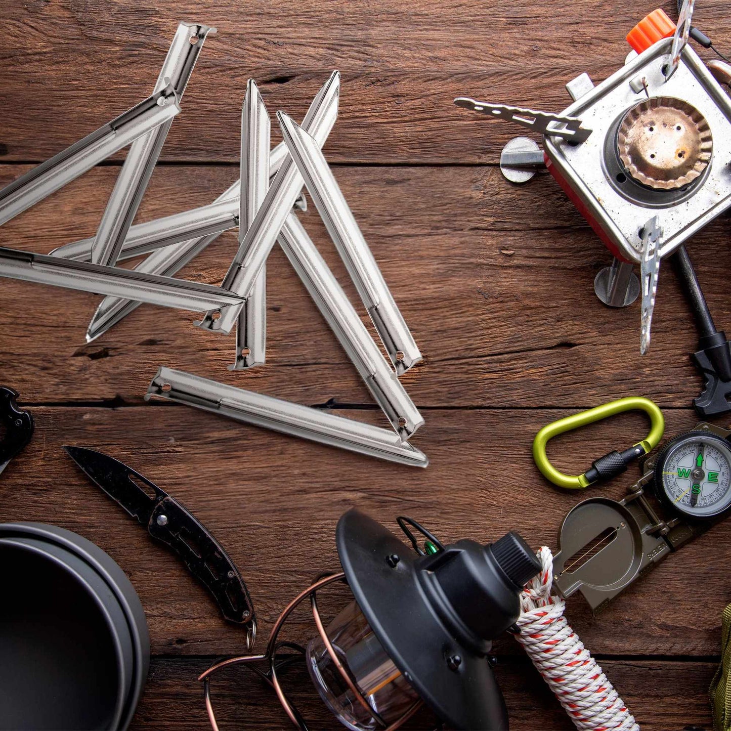 Tent pegs in a set of 25