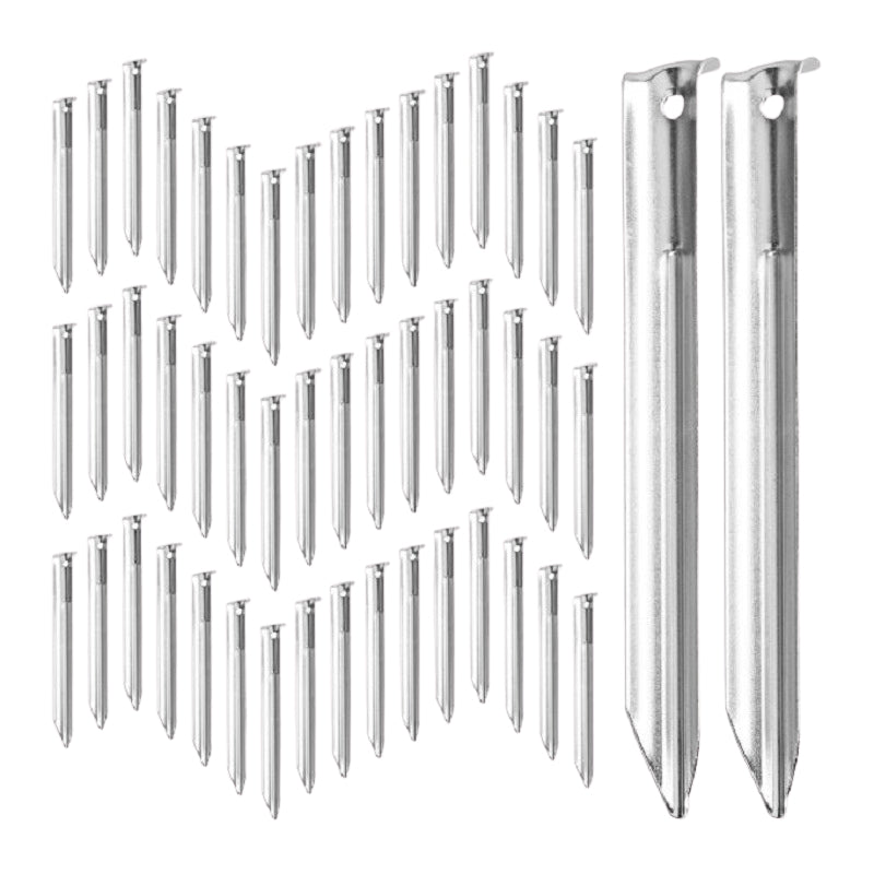 Tent pegs in a set of 50
