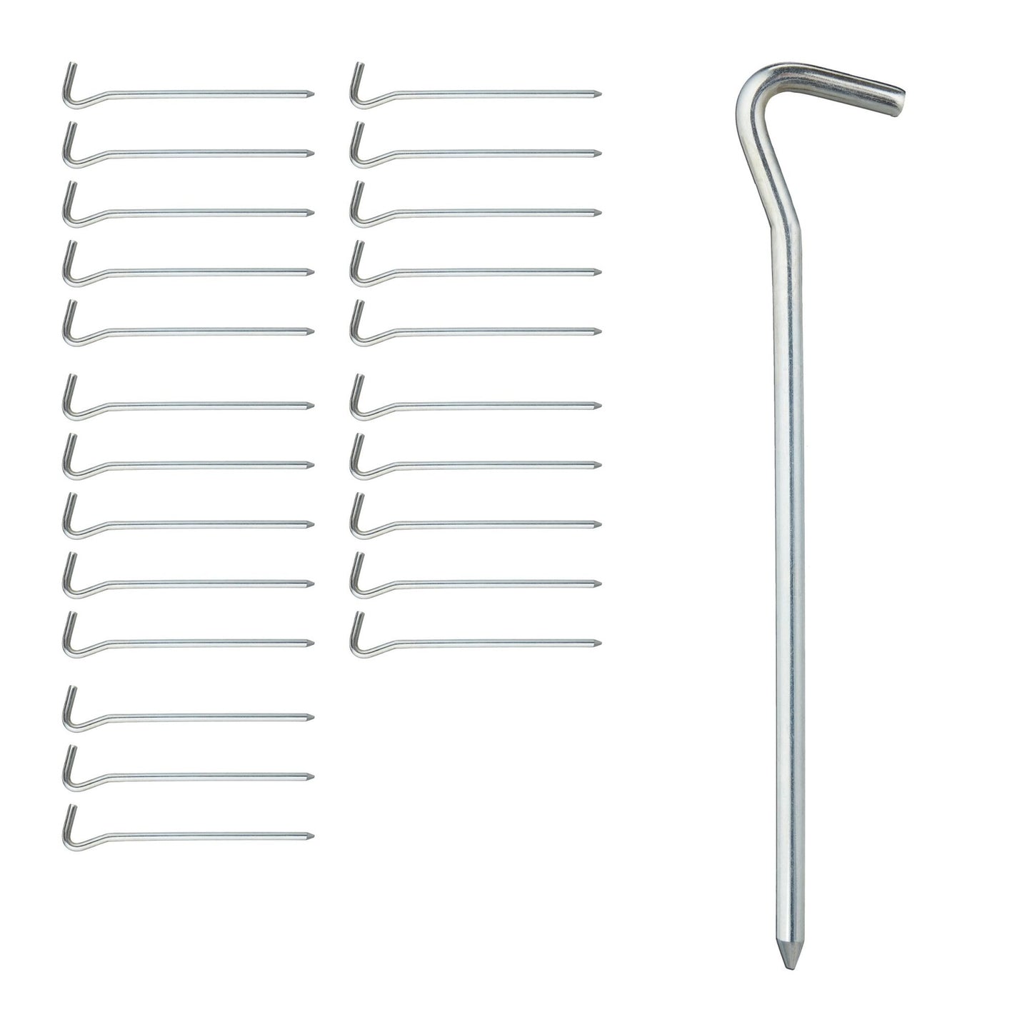 Tent pegs round set of 24 pcs