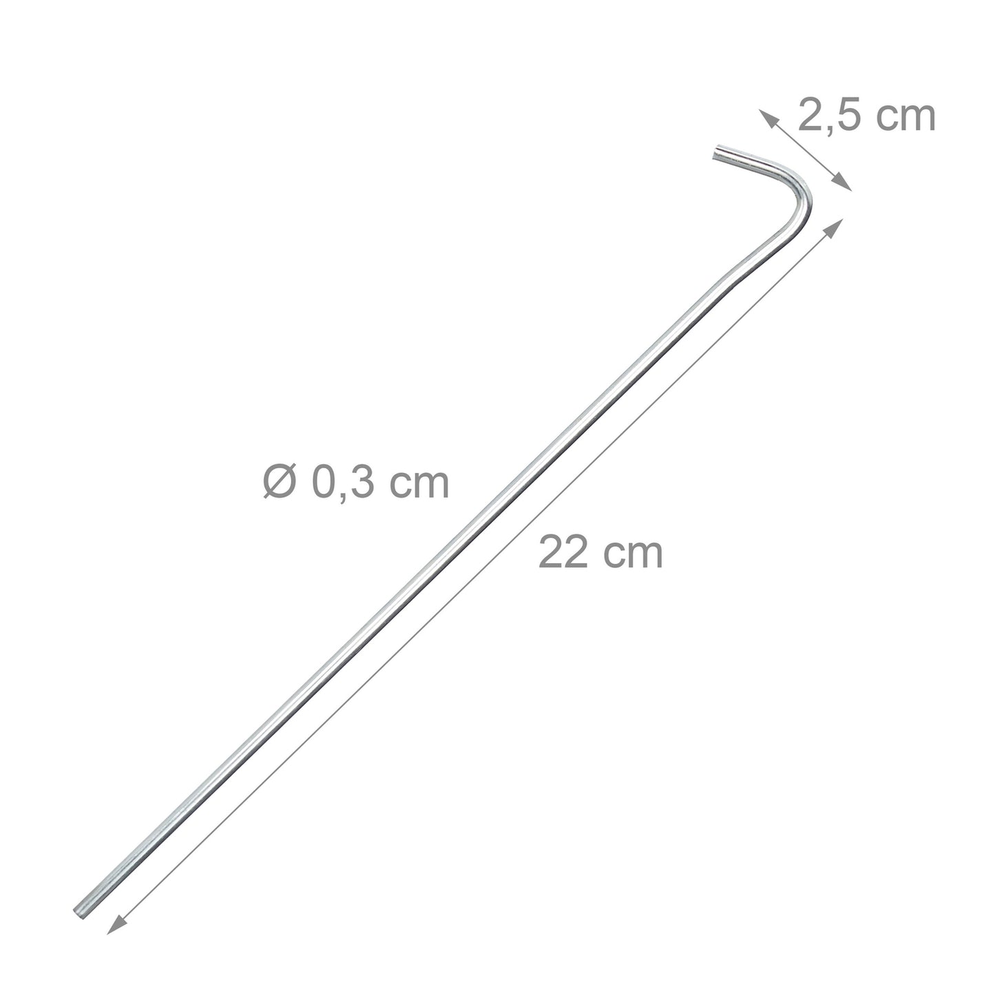 Tent pegs set of 100 pcs
