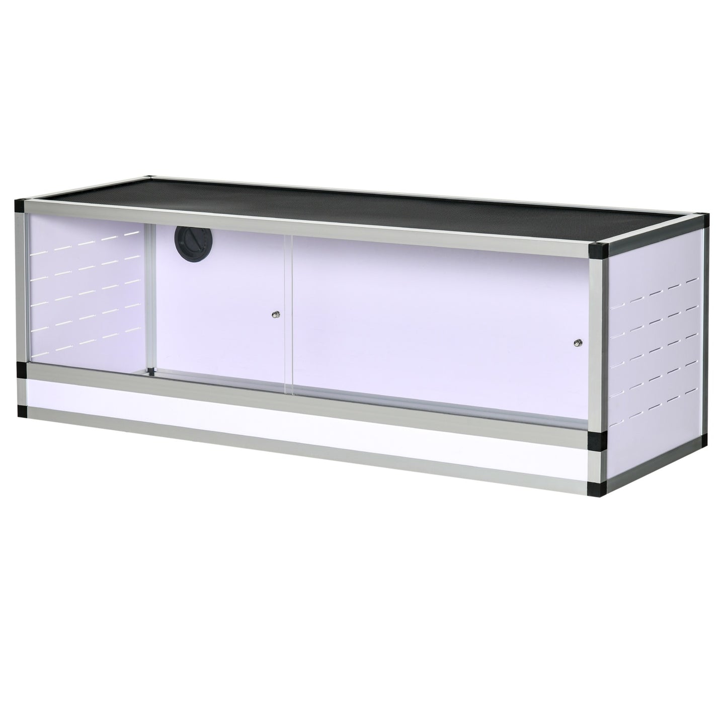 Terrarium breeding box for reptiles, amphibians and arachnids, aluminum, 120x40x40 cm