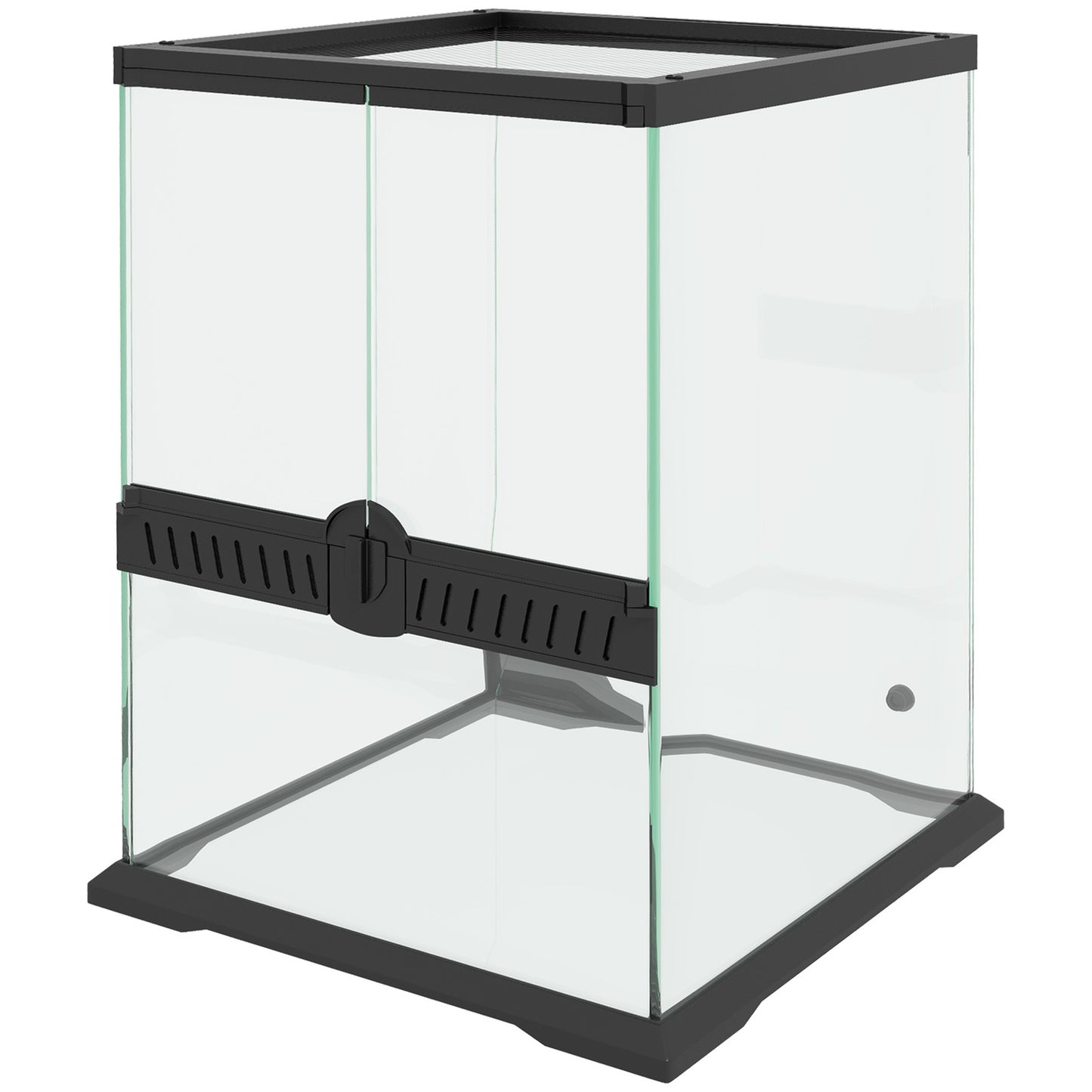 Glass terrarium for reptiles, escape-proof, 120L, 45x45x60cm