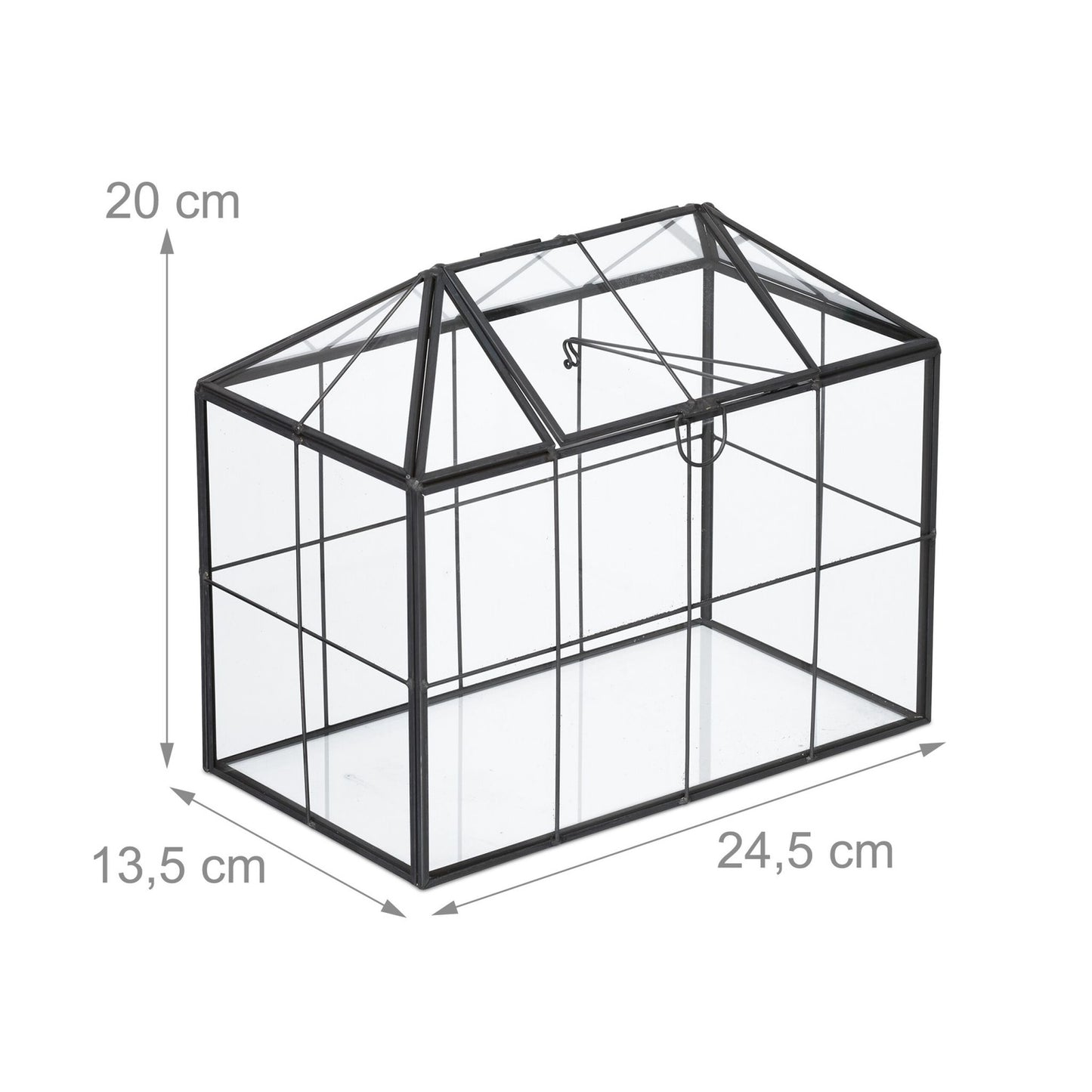 Terrarium for Indoor Plants – House Shape Glass Greenhouse