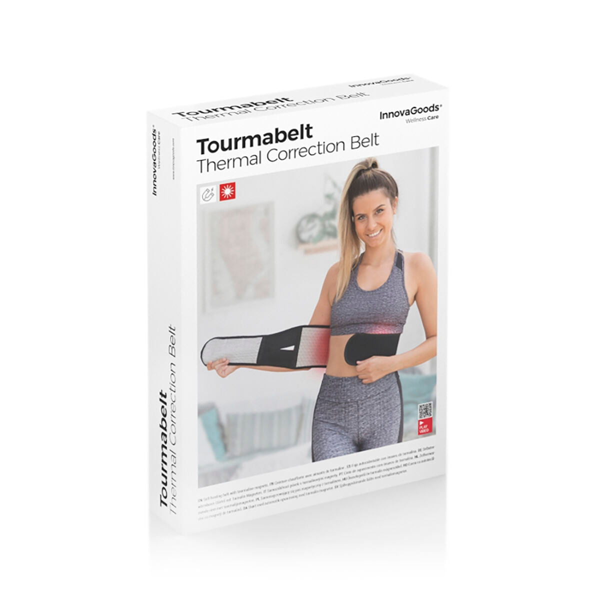 Thermal Correction Girdle with Tourmaline Magnets Tourmabelt InnovaGoods