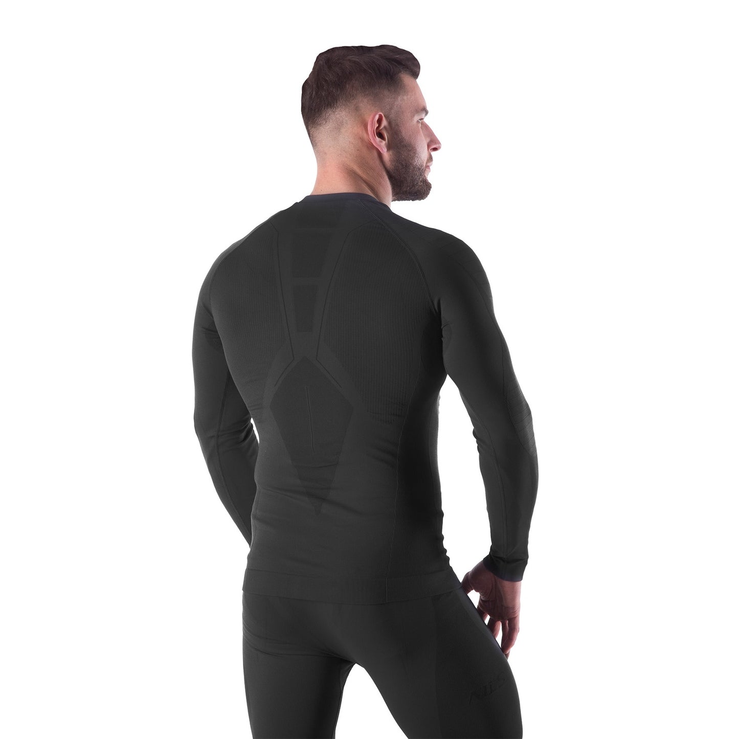 Thermoactive Black Men's Top, 2XL/3XL