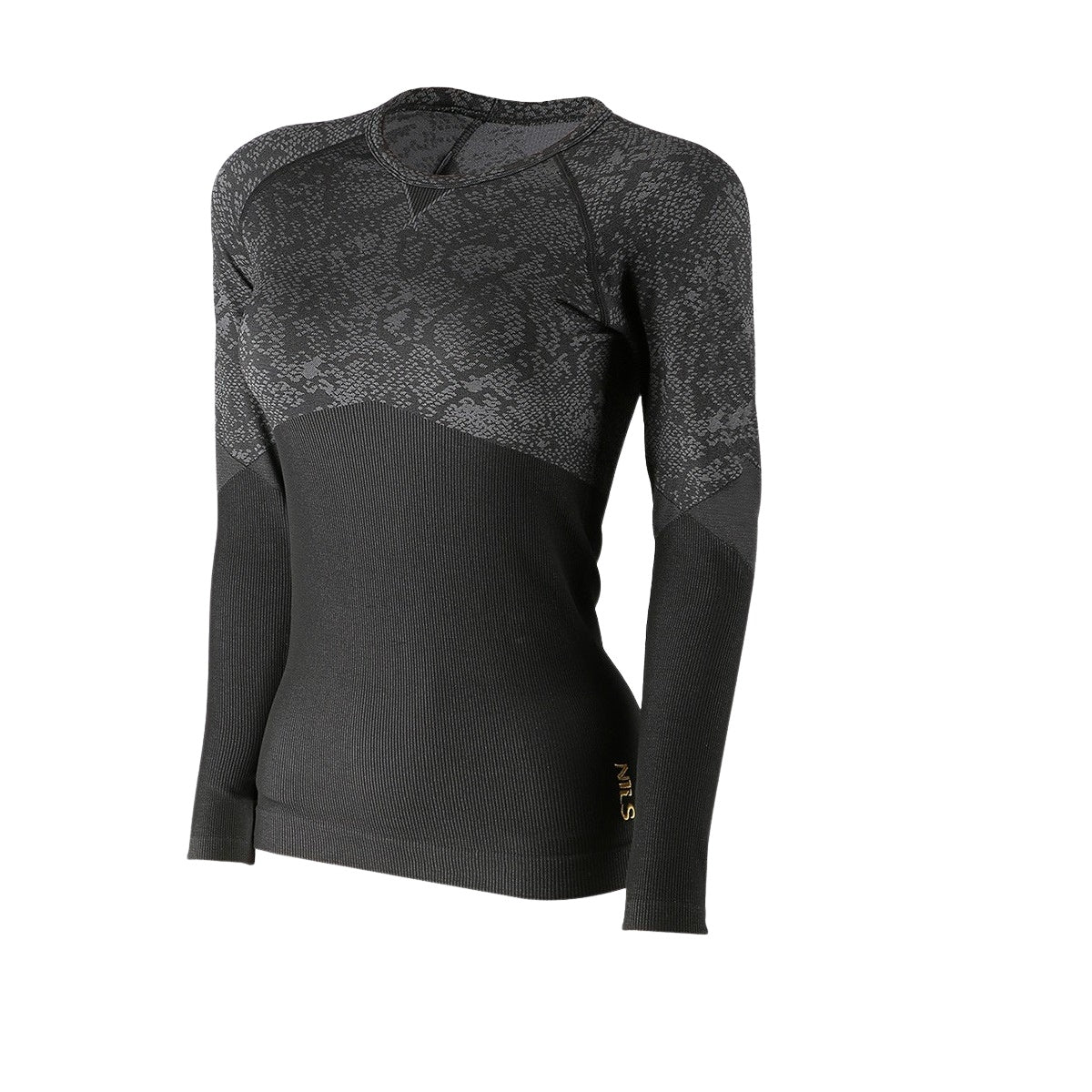 Thermoactive Black Top for Women, Size S/M