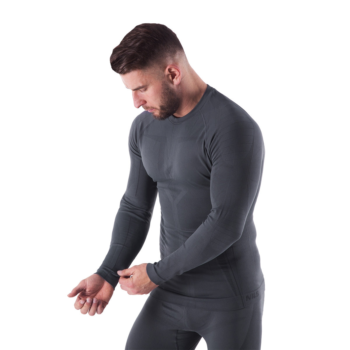 Thermoactive Men's Underwear Set, Grey, 2XL/3XL
