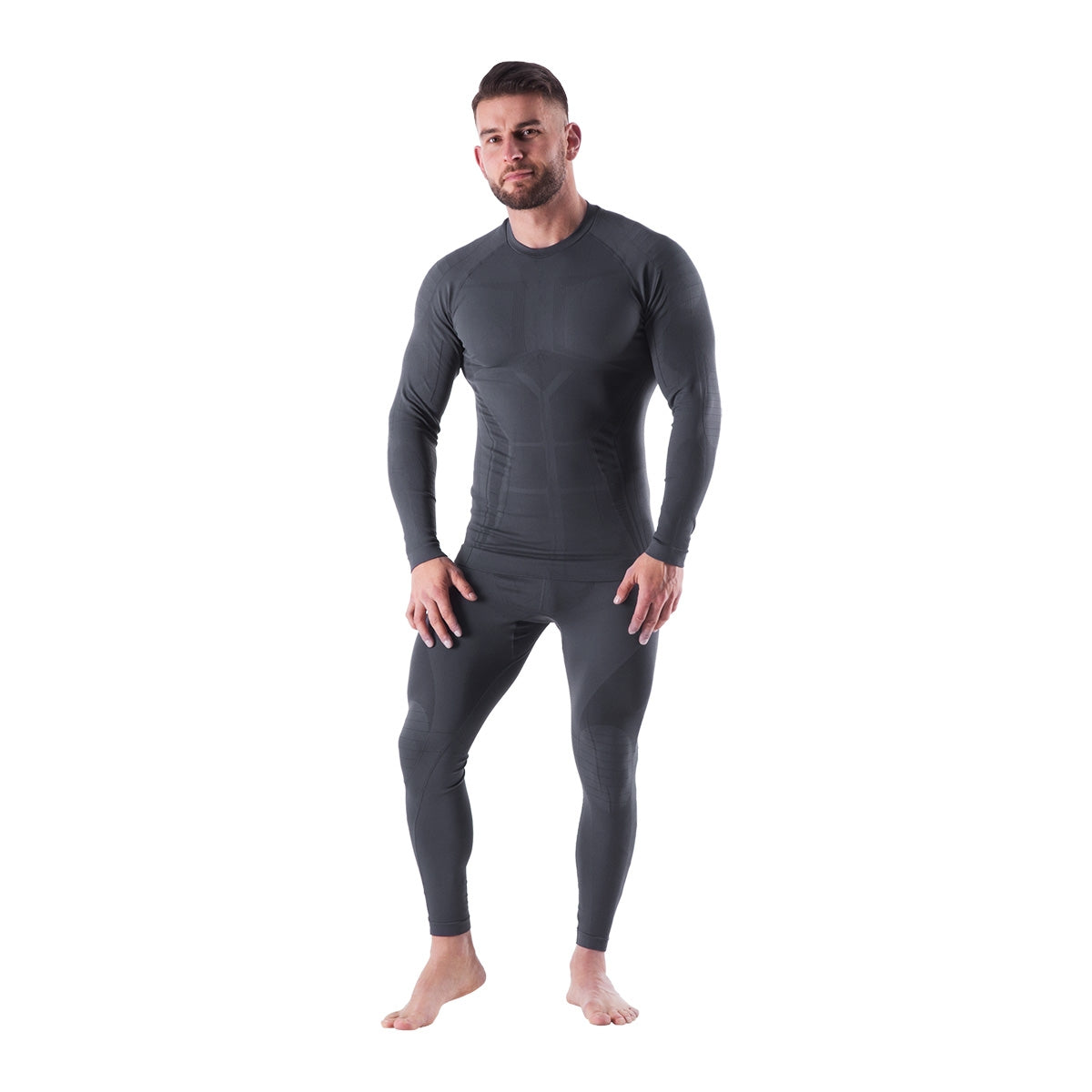 Thermoactive Underwear Set, Grey, Men’s S/M