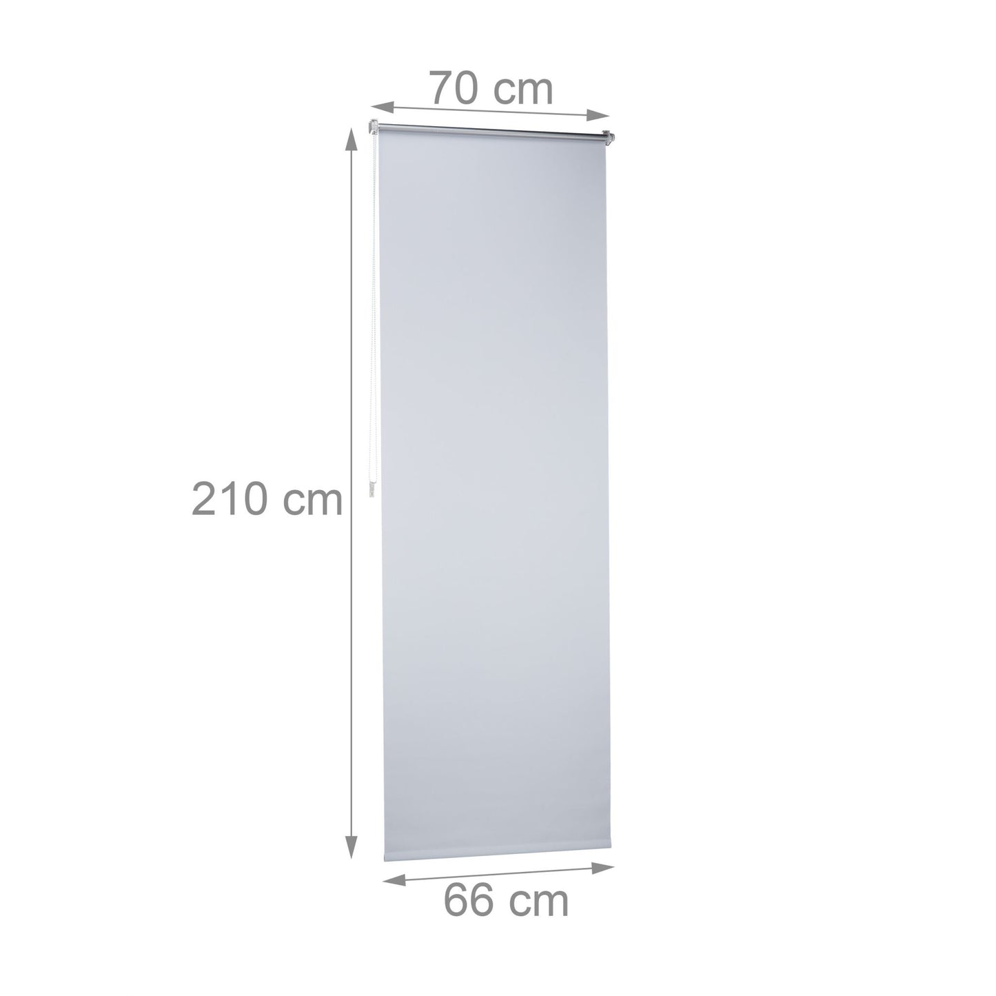 Thermo blackout curtain white