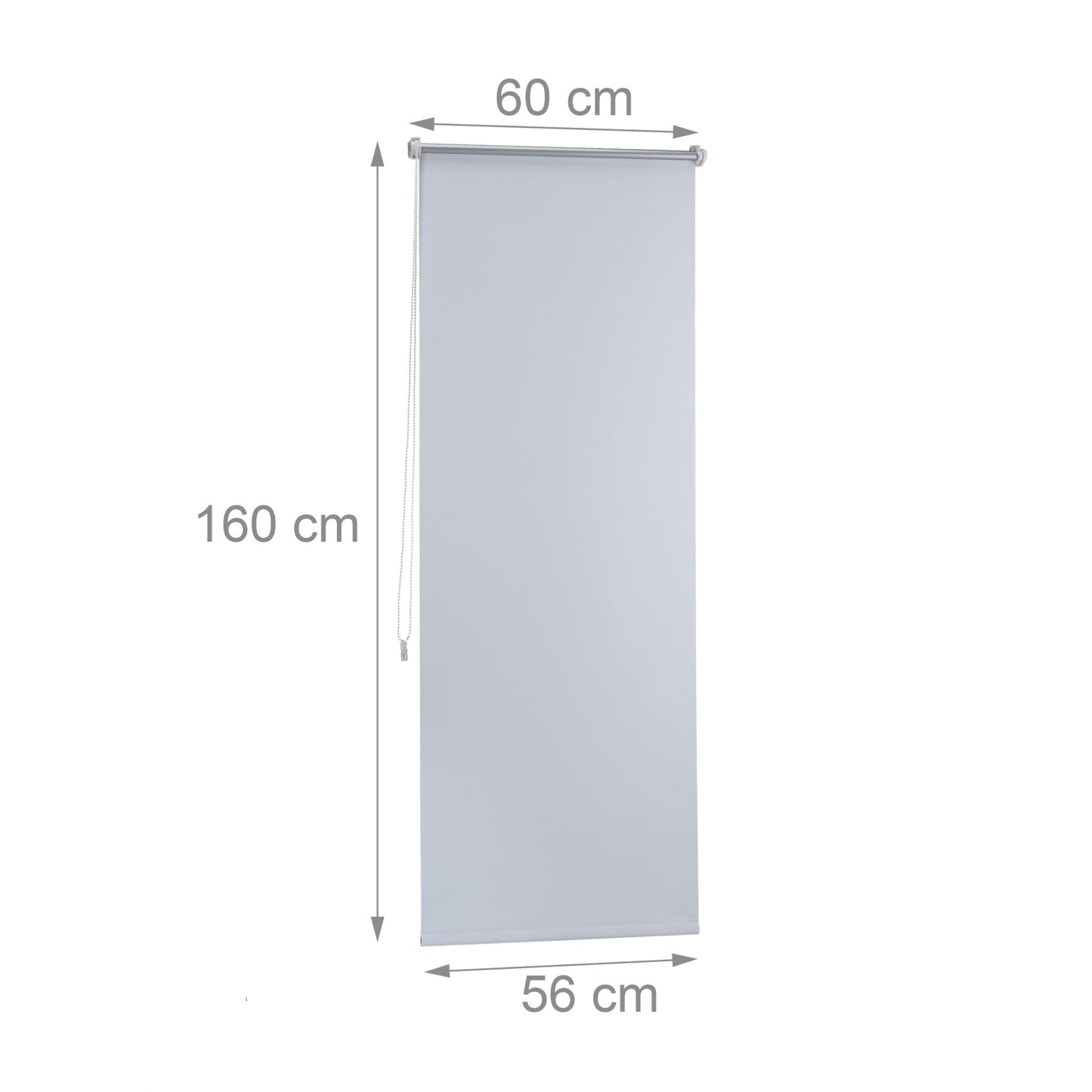 Thermo blackout curtain white