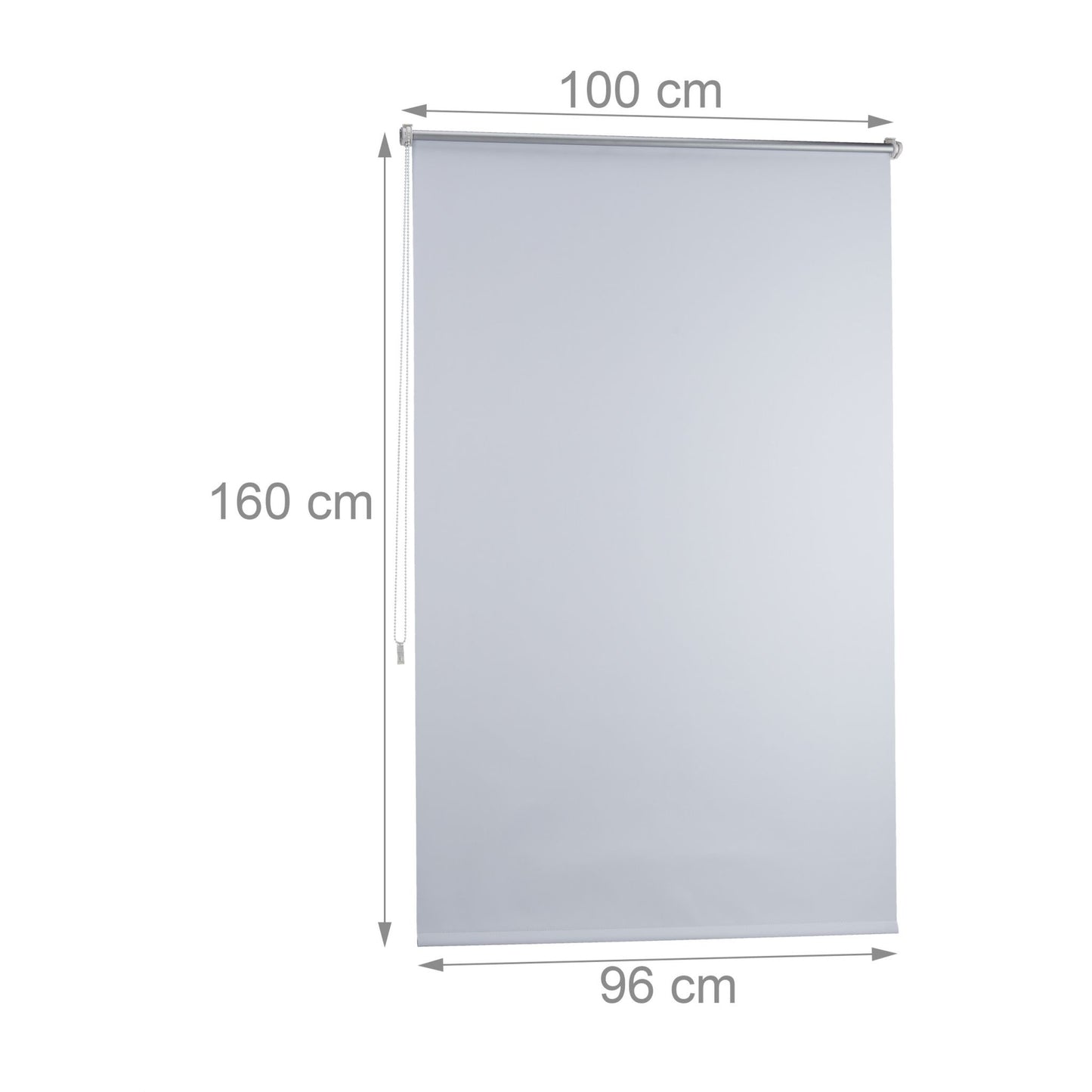 Thermo blackout curtain white
