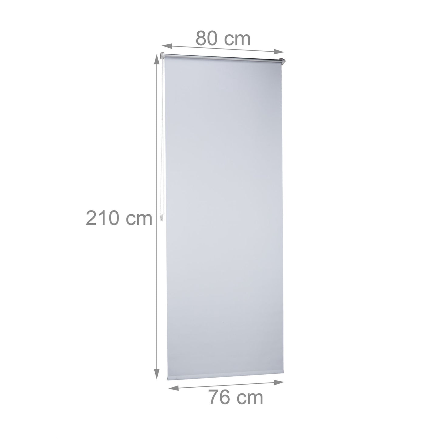 Thermo blackout curtain white