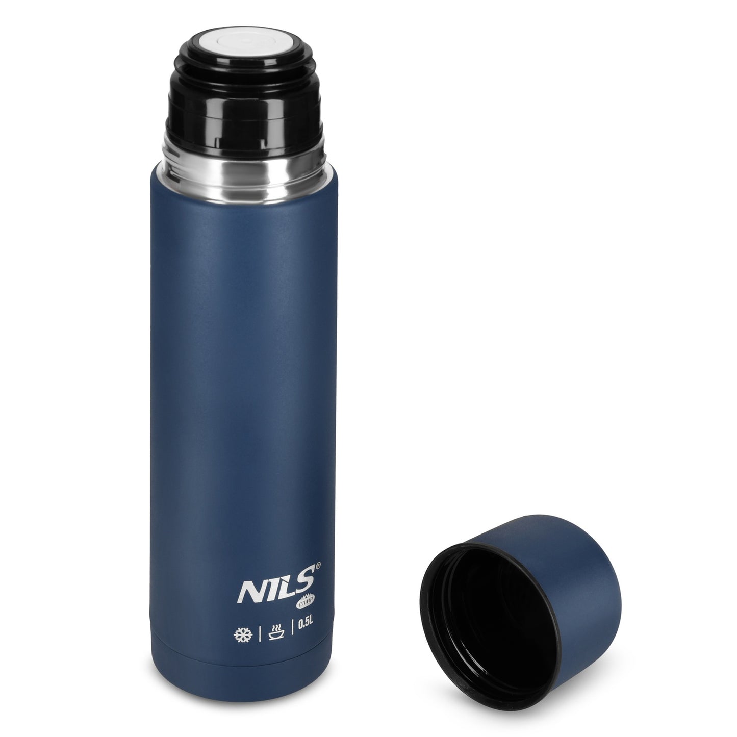 Thermos 500ml, Blue, Ideal for Travel