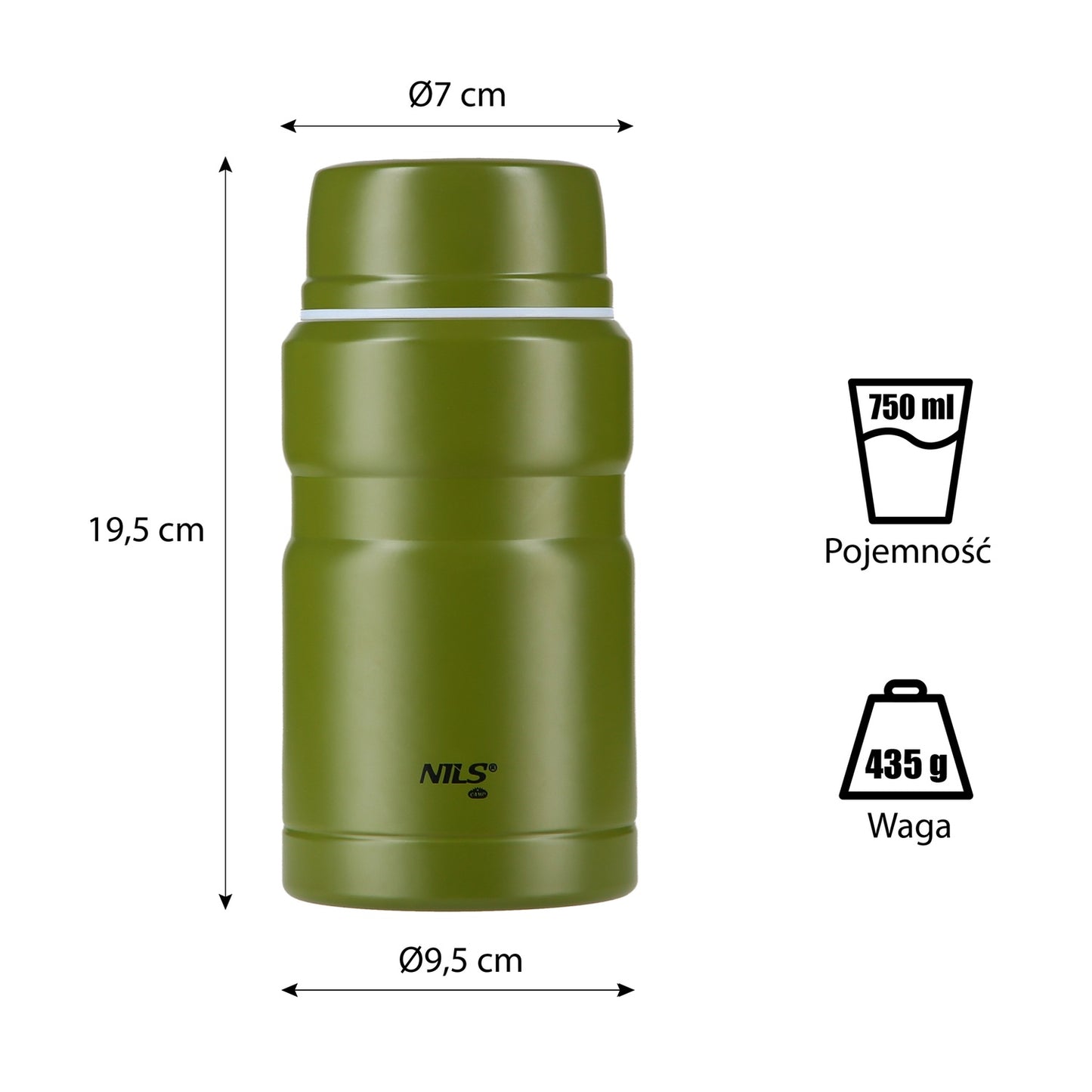 Thermos Set 750ml – Insulated Stainless Steel